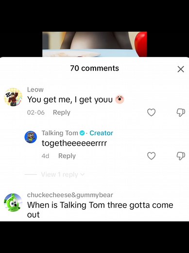 Talking Tom: You Get Me, I Get You Moments