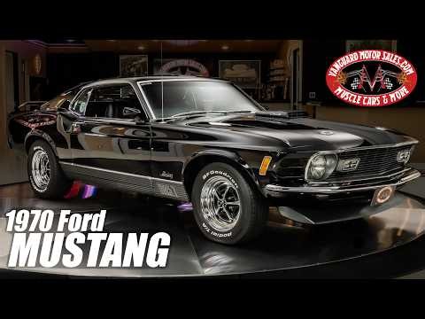 1970 Ford Mustang Mach 1 R Code 428SCJ Drag Pack For Sale Vanguard Motor Sales #7643