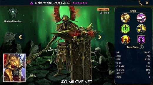 Nekhret the Great | Raid Shadow Legends - AyumiLove