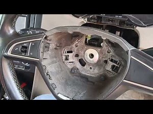 How To Replace Steering Multifunction Button. Skoda Rapid