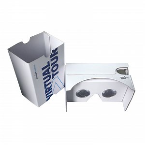 [Hot Item] Branded VR Google Cardboard VR Viewer 3D Glasses 2.0 Classic VR Headsets 3D Virtual Reality Video Glasses