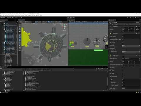 Making Spinning Gears Using Primitives in Unity3D (EZPZ Interaction Toolkit)