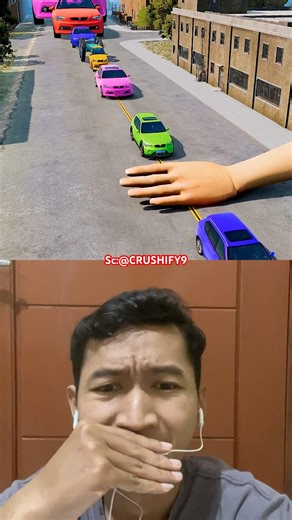 The crazy pink car moment⁉️ CRUSHIFY9 #funny #funnyshorts #shorts