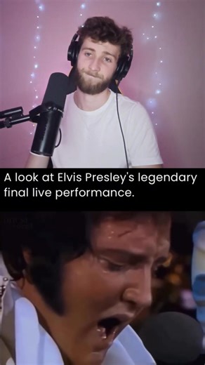 This Was Elvis Presley’s Final Moment on Stage…#shorts #elvispresley #singing #viralmoment
