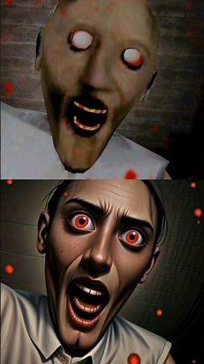 Original Granny First Ever Game Over vs Anime Granny First Ever Game Over #granny #vividplays