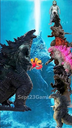 Godzilla 2019 vs Godzilla All Form