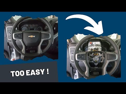 2019-2020 SILVERADO AIRBAG REMOVAL