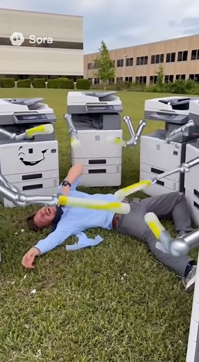 A twist on the classic Office Space scene! Instead of smashing the...