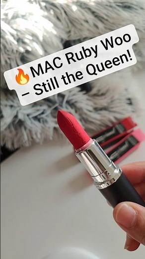 💋 Unboxing the Iconic MAC Ruby Woo Lipstick – The Queen of Reds!