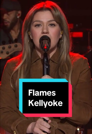 Kelly Clarkson Cover of 'Flames' - Kellyoke Performance
