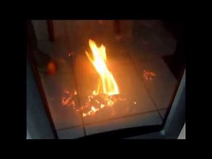 Test chauffage bois compressé - Test compressed wood heating