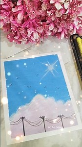 ✨Easy oil pastel drawing | oil pastel tutorial #art #oilpasteldrawing