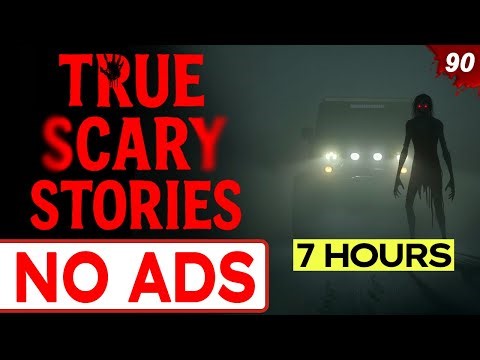 🔴 NO ADS 🔴 7 HOURS of TRUE Scary Stories for Sleep | Rain Sounds | Vol. 90 | Black Screen