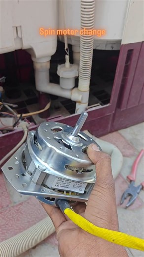spine motor change #washingmachine #surenderverma934 #electrical #washingmachinespinmotorcha