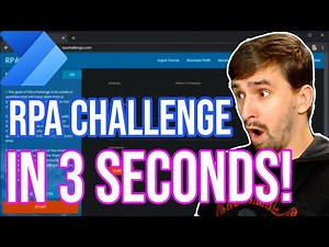 My RPAChallenge PAD Desktop Flow Runs in 3 SECONDS now!! | Power Automate Desktop