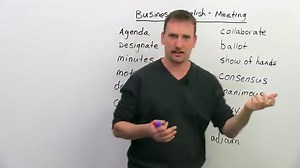 Professional English Vocabulary: Meetings