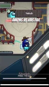 Among us Hns Fail #amongfunnymoments #amongus #gaming #mobilegame