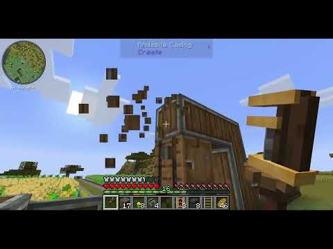 Automating Crops in Minecraft Create Mod