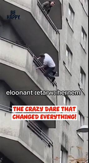 The crazy dare that changed everything! Was it worth the risk for bragging rights? 🤯 #CrazyDare #ExtremeStunt #Parkour #Adrenaline #BetGoneWrong #NoWay #Madness #Viral #ReelsFB | Be Happy