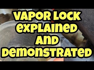 Vapor Lock explained and demonstrated. Bike is running but cutting off shortly after?