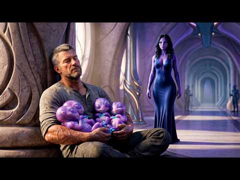 The Alien Queen Came Home Early—Found the Human Janitor With Her 4 Babies Asleep on His Chest