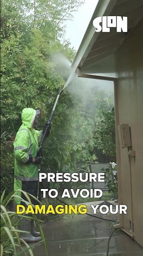 Safely Clean Gutters with a Pressure Washer Wand!
