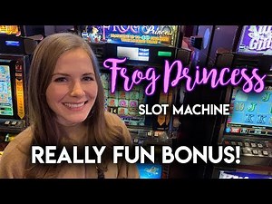 BONUS WIN! First Time Trying Frog Princess Slot Machine!!