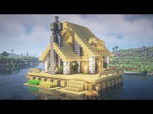 Minecraft: Birch River House | Step-by-Step Tutorial