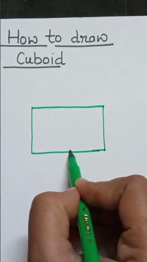 #How to draw cuboid...3D shape cuboid...maths