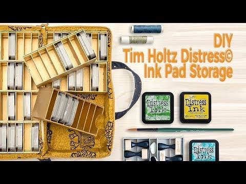 DIY Distress Ink Pad Storage