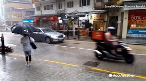 14K views · 292 reactions | Typhoon Haima reached super typhoon status Tuesday with winds peaking at 195 MPH! | AccuWeather | Facebook