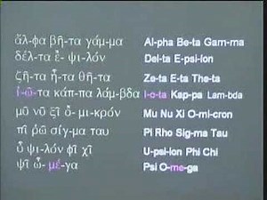 Greek Alphabet Song