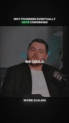 Why Coworking Spaces Kill Energy! ‪@Vibe.Scaling‬