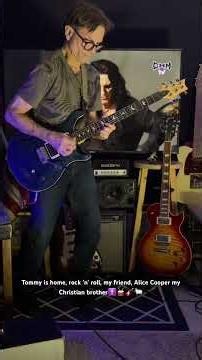Tommy in concert with Alice Cooper short #full video in videos tab🎸