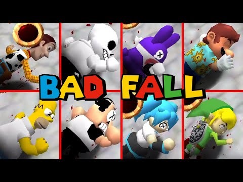 😂Lots of Funny Characters BAD FALL Marathon! 🍄SM64COOPDX🍄