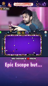 Epic Escape BUT....? 8 ball pool trickshot GamingWithK #8ballpool #gamingwithk #trickshots #fy #fyp #foryou #trending #viral | Gaming with K