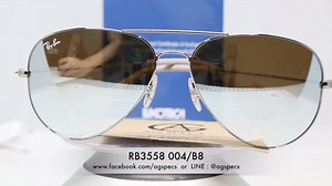 Ray-Ban Lightweight Aviator Flash Silver RB3558 004/B8 ตัวนี้บอกเลยสวยมากๆ เป็นทรงนักบินยอดฮิต ที่เปลี่ยนจากเลนส์กระจก เป็นเลนส์ polycarbonate ทำให้ลดน้ำหนักลงได้เกือบเท่าตัว เบา ใส่สบาย เท่ห์ ตัวนี้มาพร้อมกรอบสี gunmetal หรือตะกั่ว เลนส์สีปรอทเงิน ถือว่าเท่หฺสุดๆ ขนาด 58mm มาตรฐาน ใส่ได้ทุกเพศทุกวัย ราคาเพียง 4700 100EMS ดูรายละเอียดสินค้าเพิ่มเติมได้ที่ > https://goo.gl/cKQJkc สินค้ารับประกันของแท้ 100% พร้อมใบรับประกันจาก Luxottica Wholesale (Thailand) สนใจติดต่อ LINE ID : @AGSPECS (มีตัว@ ด้