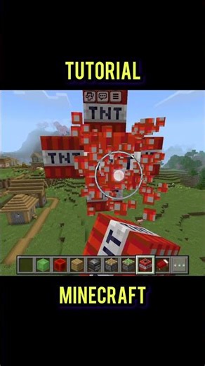 How To Make A Working Missile In Minecraft #minecraft #gaming #shorts