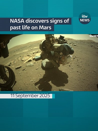 Prof. Sanjeev Gupta from Imperial College London says the samples sent back from Mars suggest a 'tantalising hint of potential life'. #itvnews #mars #space