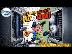 Restore your Old Cabinet CPU Computer and Cleaning Step by Step Guide