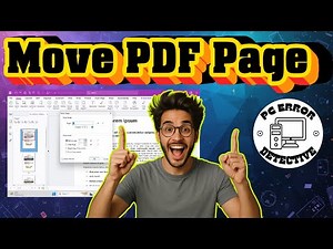 How To Move a Page in a PDF Document in Foxit PDF Editor - Simple Steps