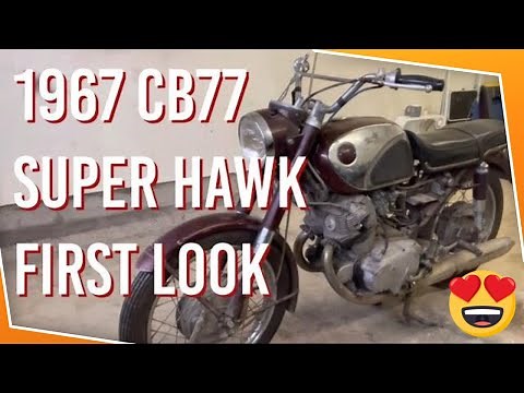 1967 Honda CB77 Super Hawk Motorcycle FIRST LOOK