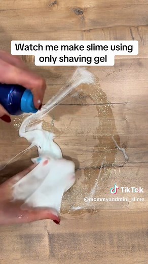 How to Make Slime with Shaving Gel Only