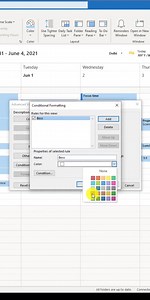 Color code calendar meetings for certain people 🌈 #outlook #teachertec_430 #techtips #officetips #edutok | Mike Tholfsem