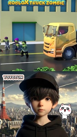 ROBLOX TRUCK ZOMBIE #roblox #robloxshorts #animation #kartun