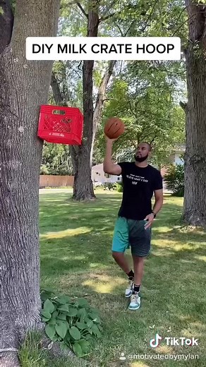 DIY Hoop Compilation 🏀🧠💡 #MotivatedByMylan #basketball #diy