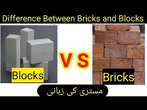 Basic Difference Between Bricks and Blocks || Bricks VS blocks