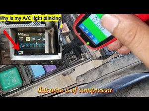 Why is the AC light blinking in my car Toyota Lexus / Fault ECM internal problem