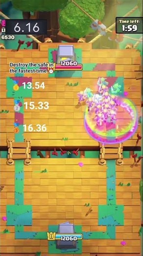 destroy the safe in the fastest time possible ⏰