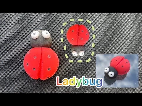 Making Cute Clay Ladybugs | DIY Miniature Clay Art Tutorial !!
